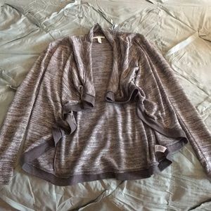 Gray cardigan